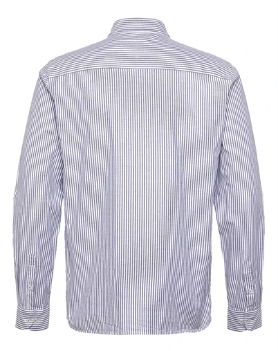 Mos Mosh Gallery - MMGMarco Oxford Stripe Skjorte - Light Blue